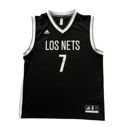 Brooklyn Nets 2016 Noche Latina Johnson (L)