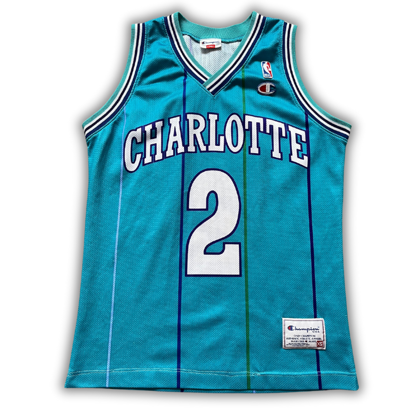 Charlotte Hornets 1991/1996 Away Johnson (XS)