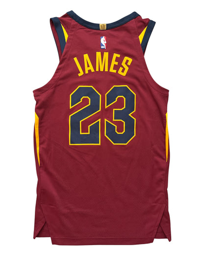 Cleveland Cavaliers 2017/2018 Away James (S) Authentic
