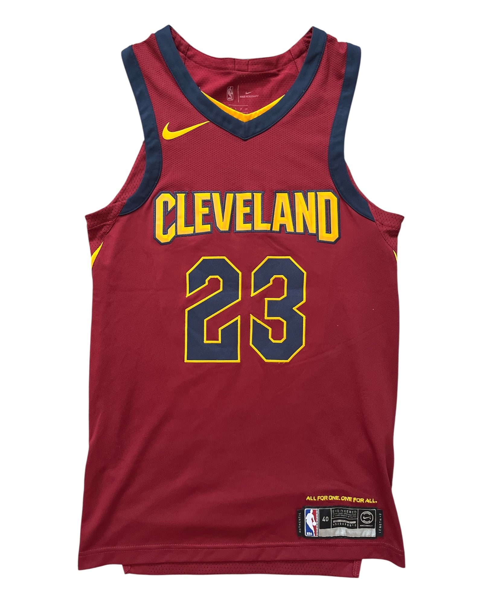 Cleveland Cavaliers 2017/2018 Away James (S) Authentic