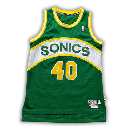 Seattle Supersonics 1989/1990 Away Kemp (S) HWC