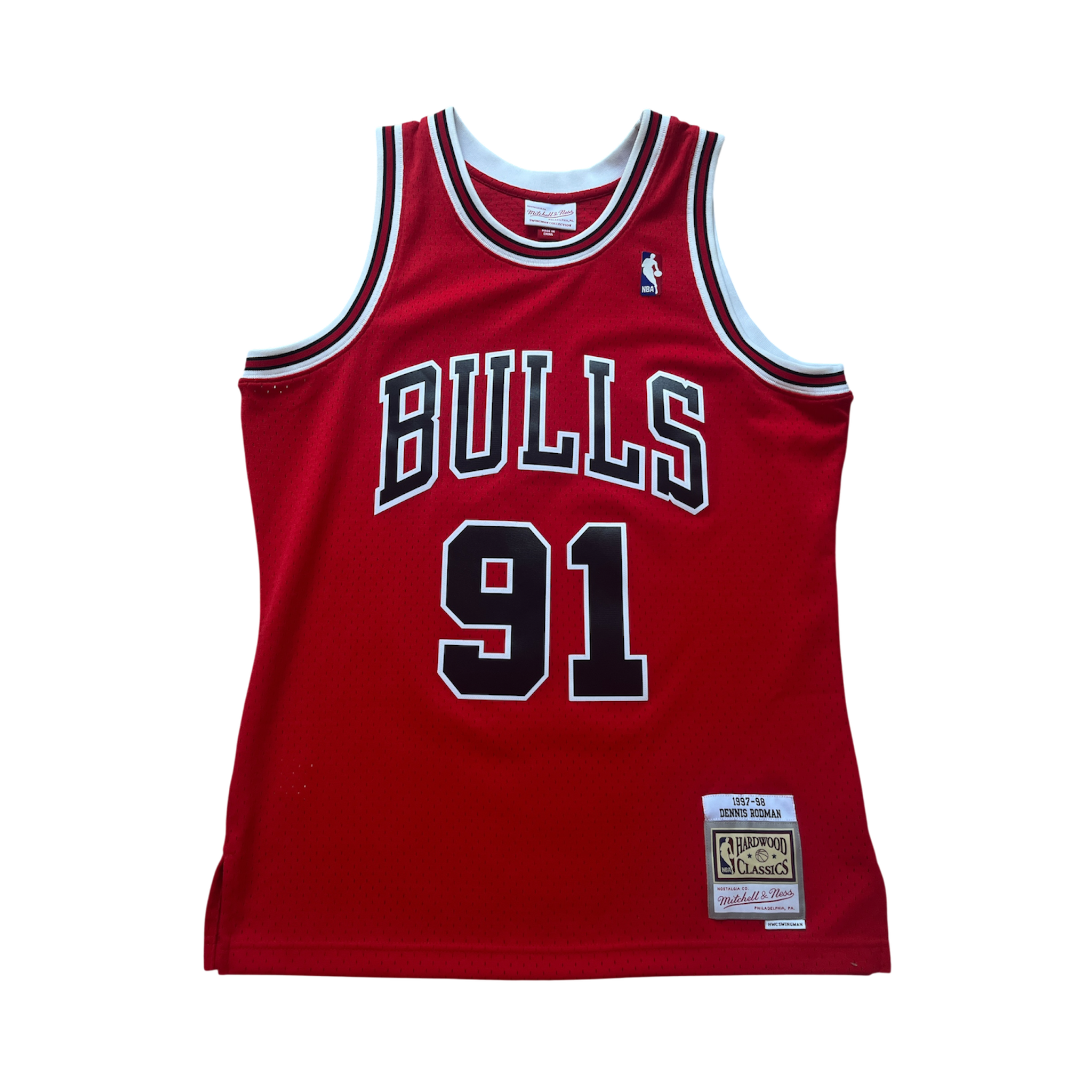 Chicago Bulls 1997/1998 Away Rodman (M) HWC