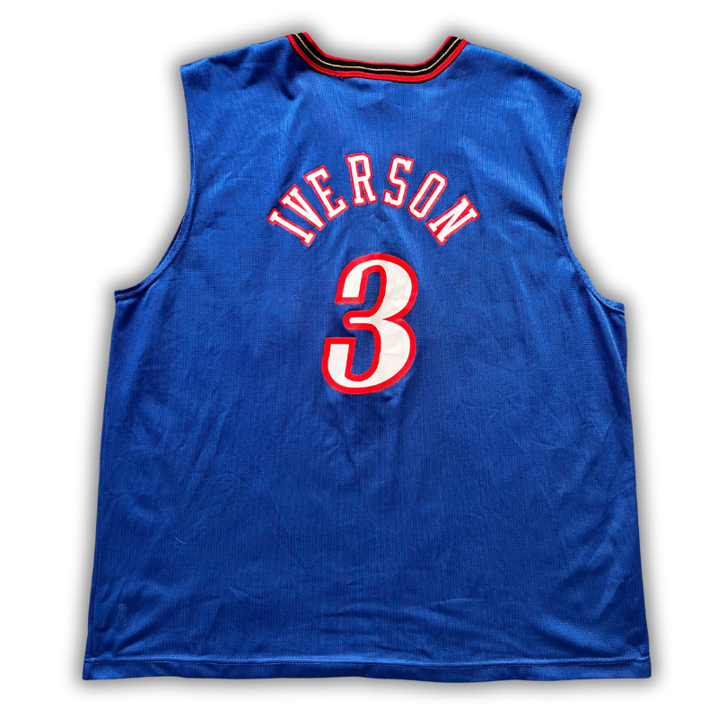 Philadelphia Sixers 2000/2002 Alternate Iverson (L)