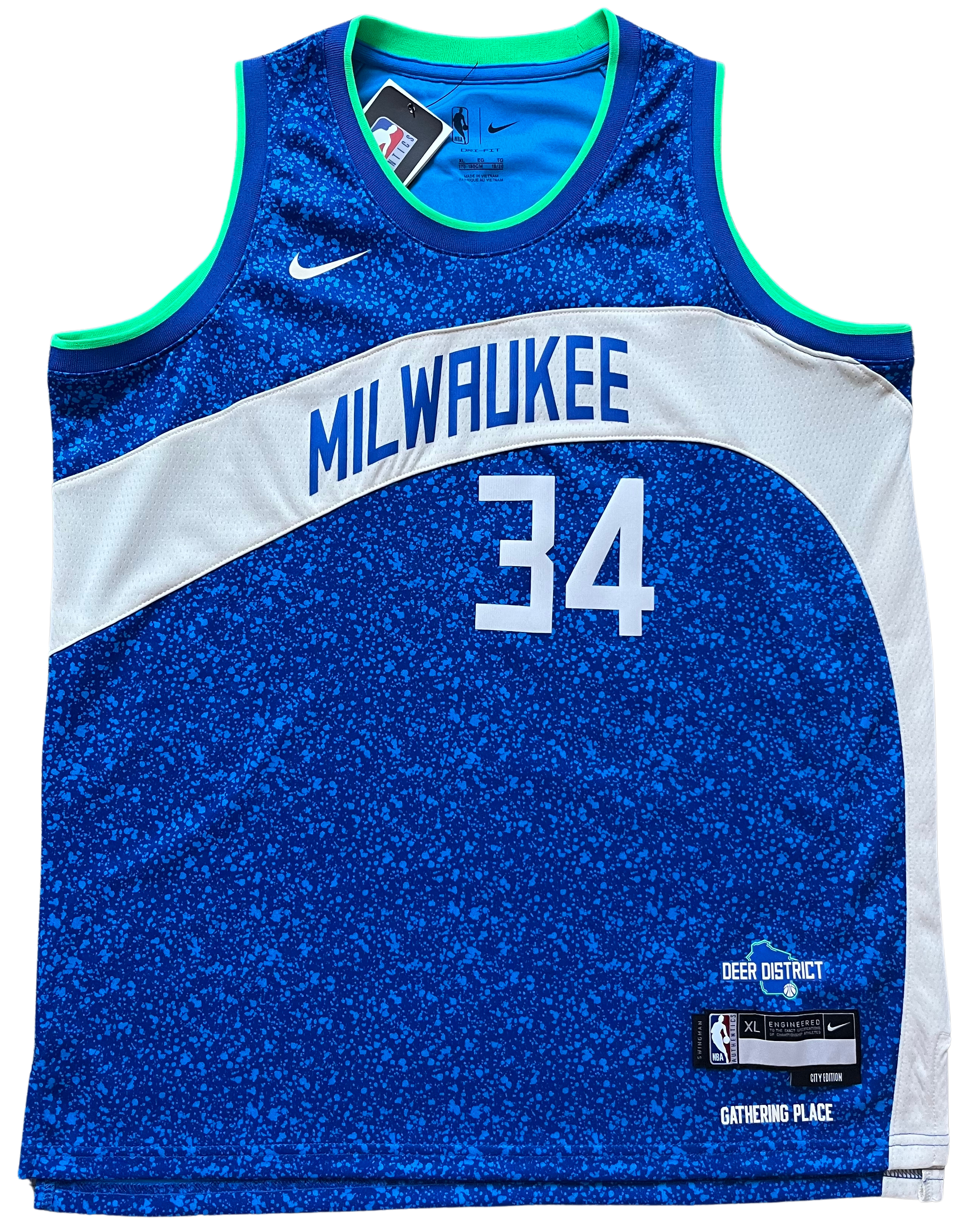 Milwaukee Bucks 2023/2024 City Edition Giannis (Enfant XL)