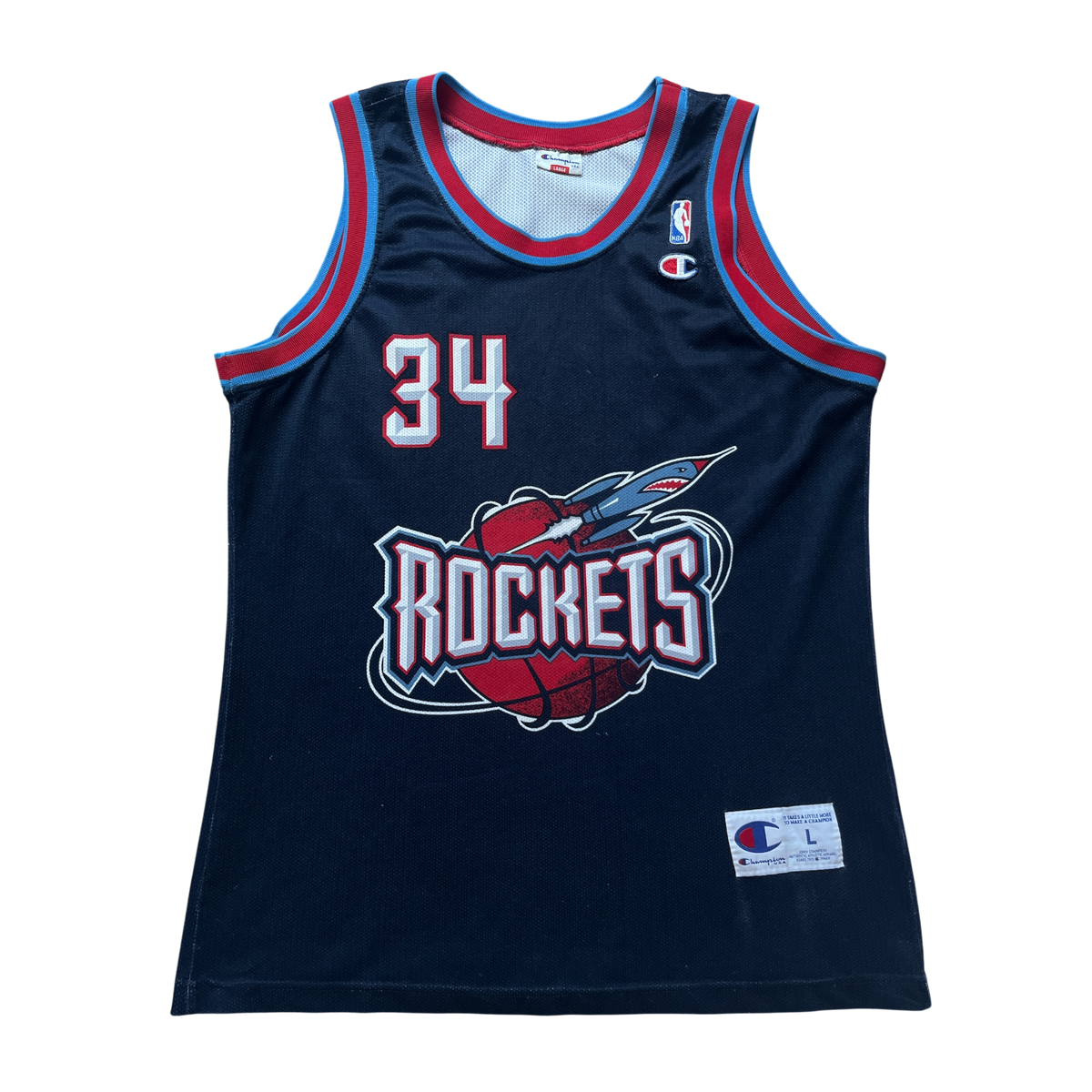 Houston Rockets 1995/2001 Alternate Olajuwon (L)