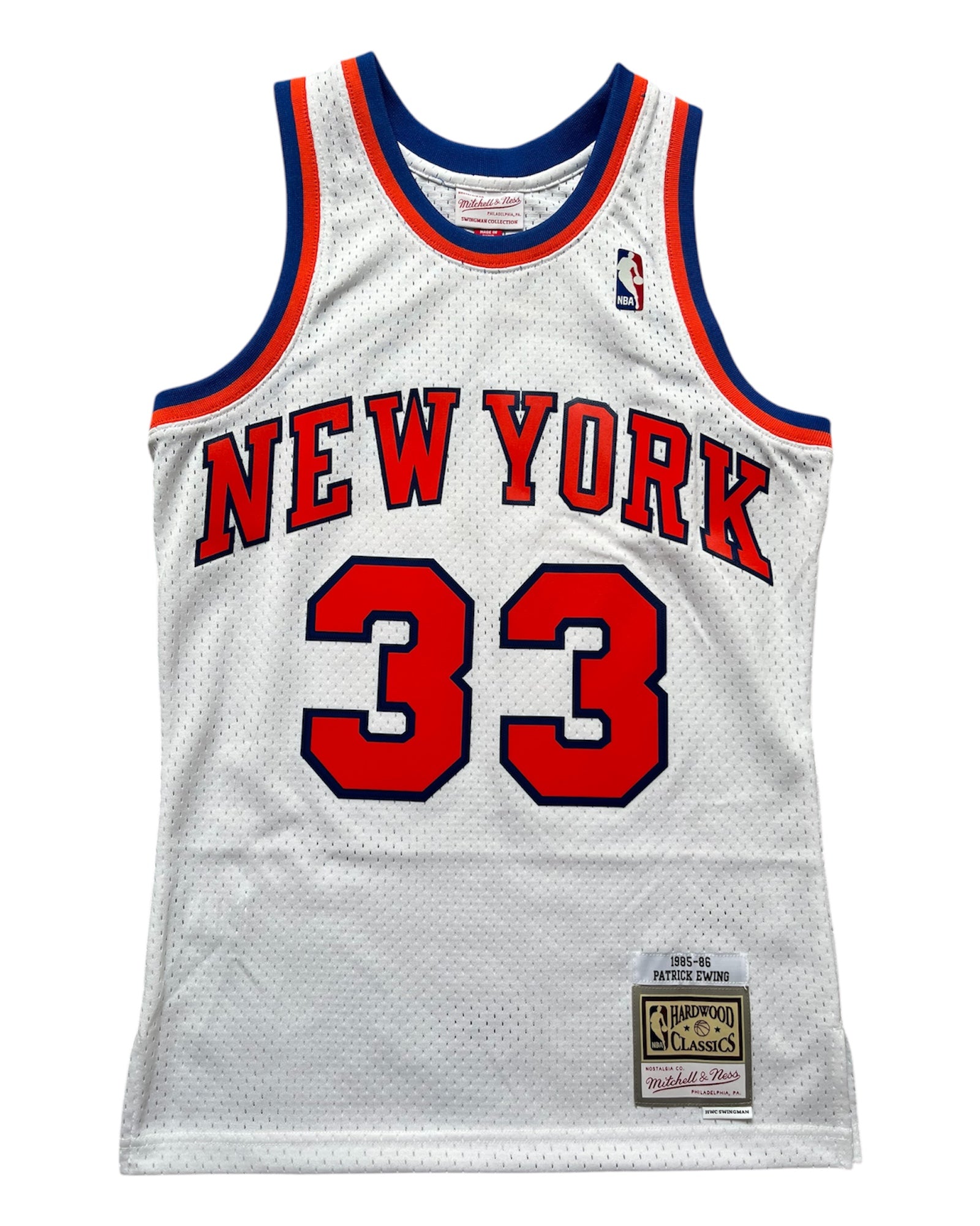 New York Knicks 1985/1986 Home Ewing (S) HWC