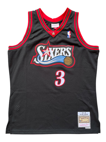 Philadelphia Sixers 1997/1998 Away Iverson (L) HWC
