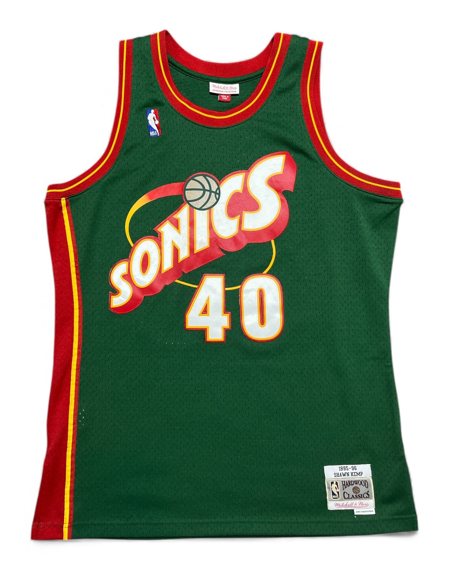 Seattle Supersonics 1995/1996 Away Kemp (L) HWC