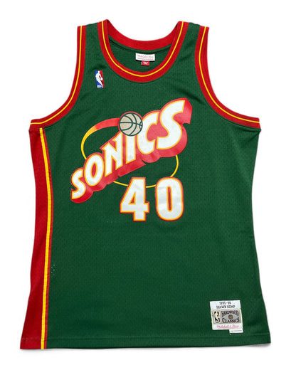 Seattle Supersonics 1995/1996 Away Kemp (L) HWC