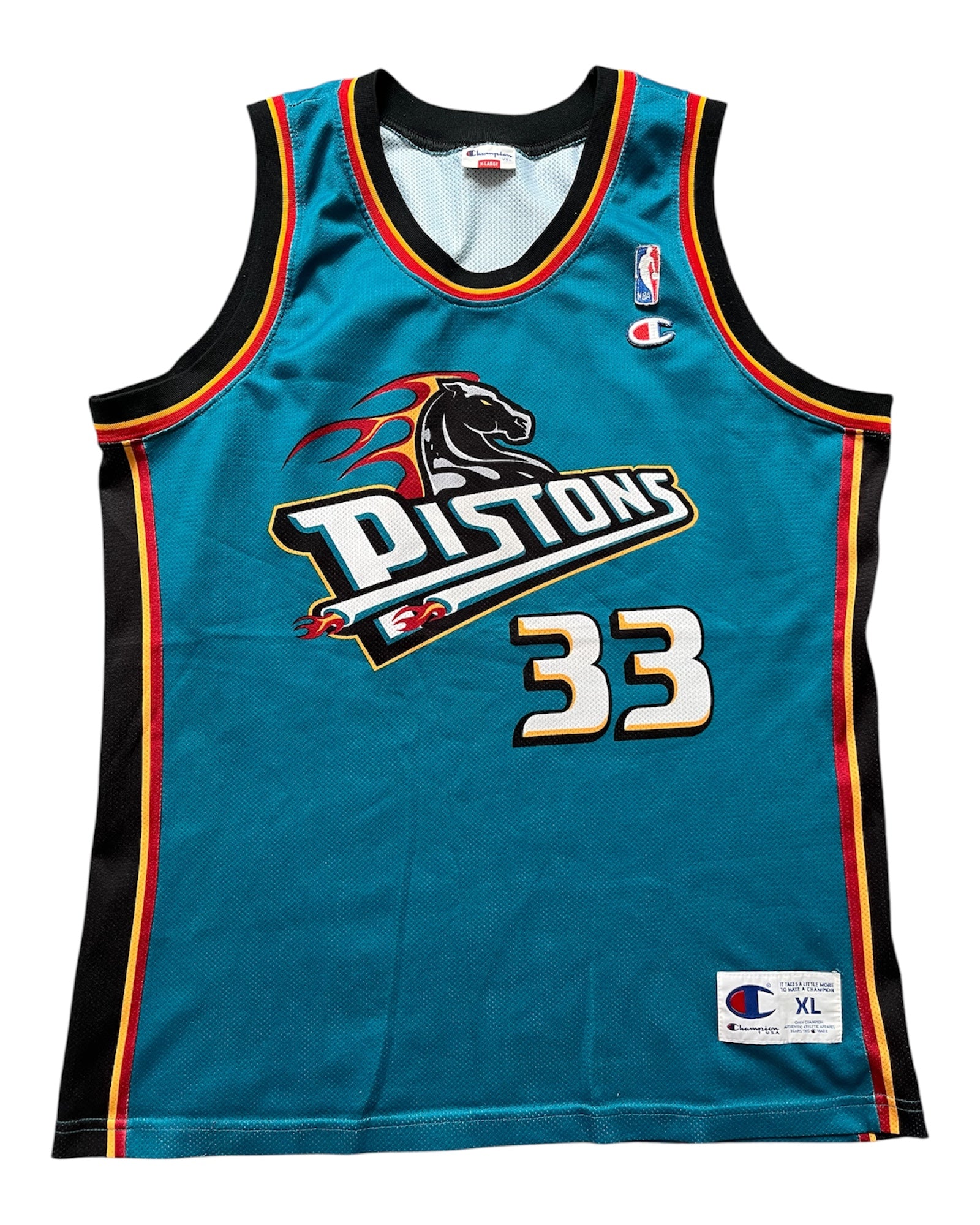 Detroit Pistons 1996/2000 Away Hill (XL)