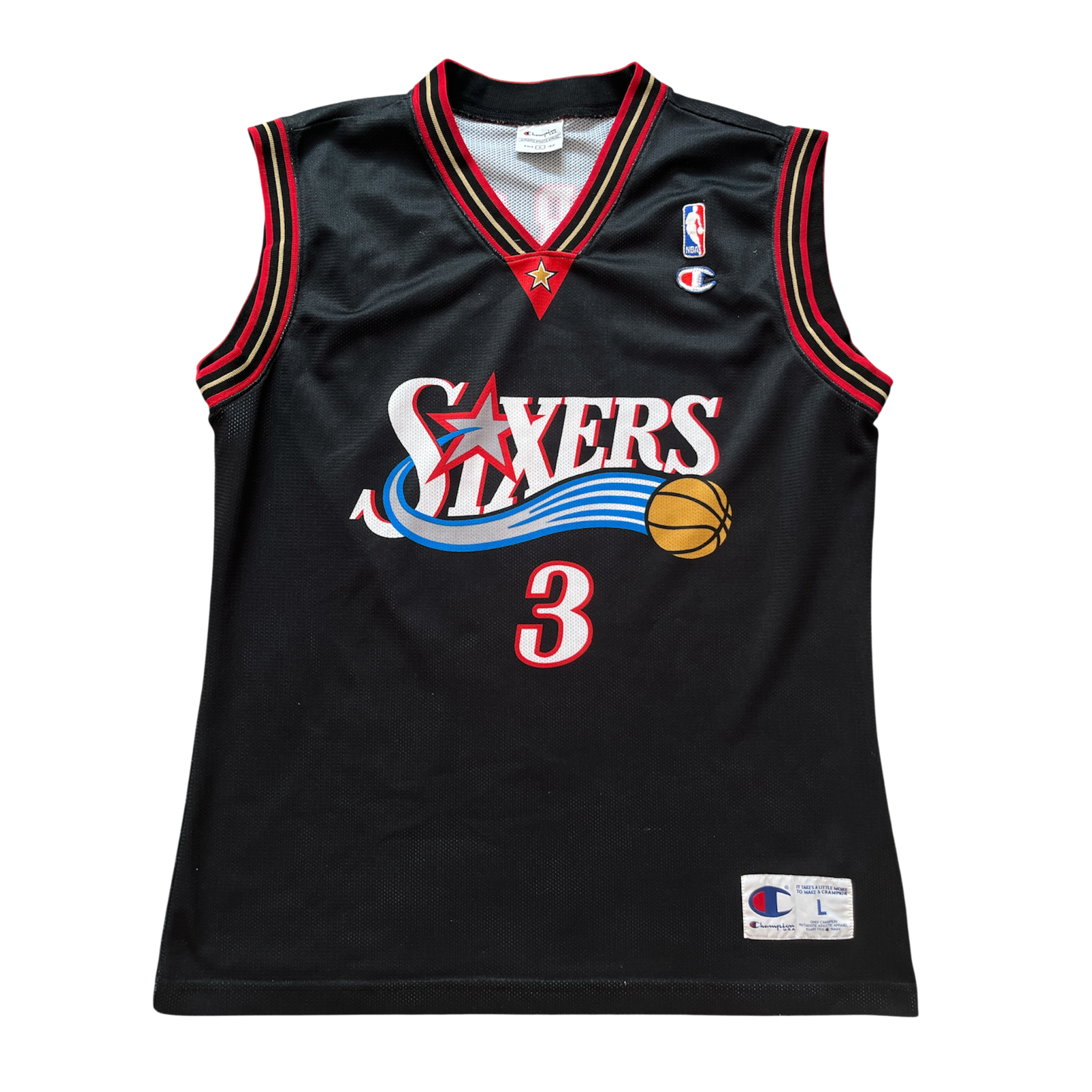 Philadelphia Sixers 2000/2006 Away Iverson (L)
