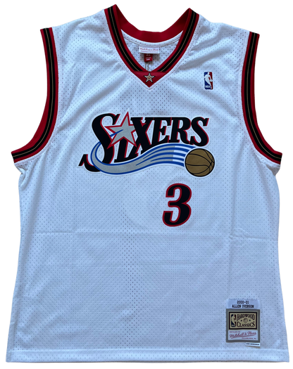 Philadelphia Sixers 2000/2001 Home Iverson (XL) HWC