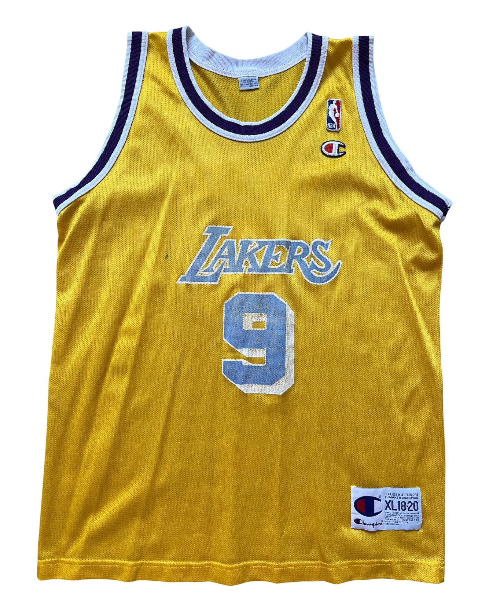 Los Angeles Lakers 1993/1998 Home Van Exel (Enfant XL)