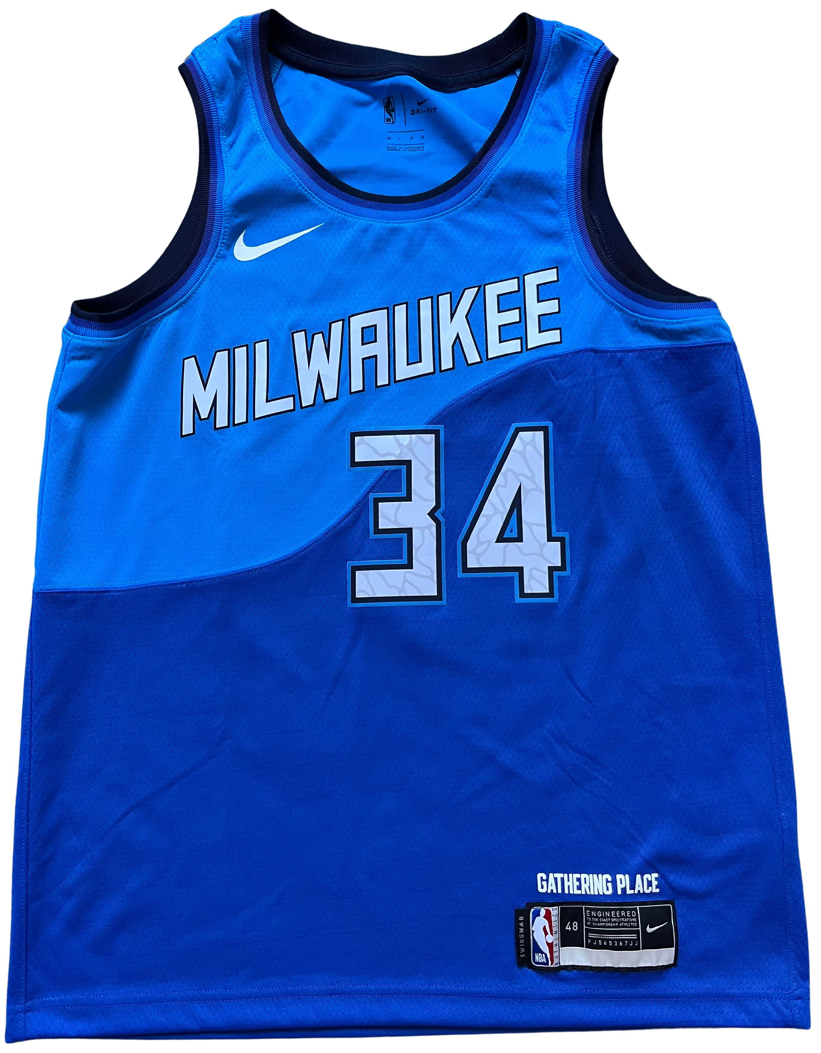 Milwaukee Bucks 2020/2021 City Edition Giannis (L)