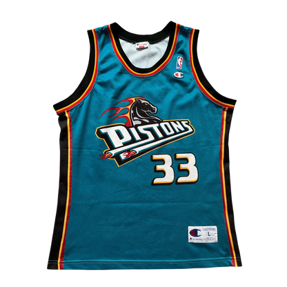 Detroit Pistons 1996/2000 Away Hill (L)