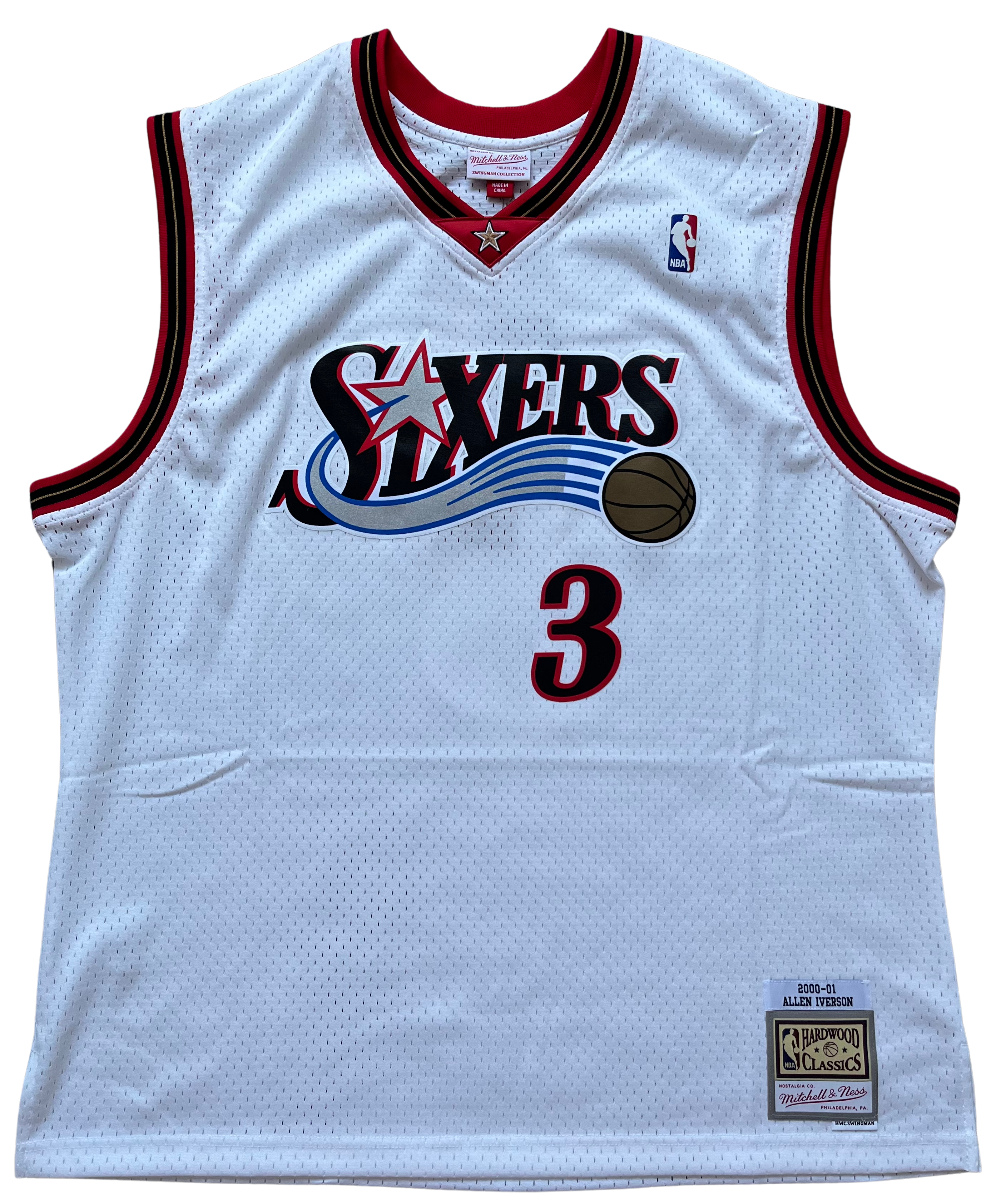 Philadelphia Sixers 2000/2001 Home Iverson (2XL) HWC