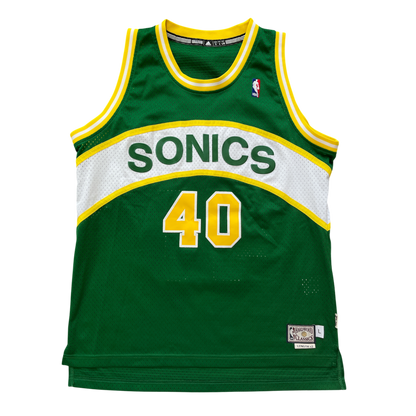 Seattle Supersonics 1989/1995 Away Kemp (L) HWC