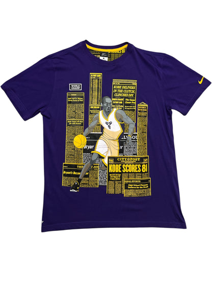 Los Angeles Lakers 2017 Tee Shirt Kobe Memorial (L)