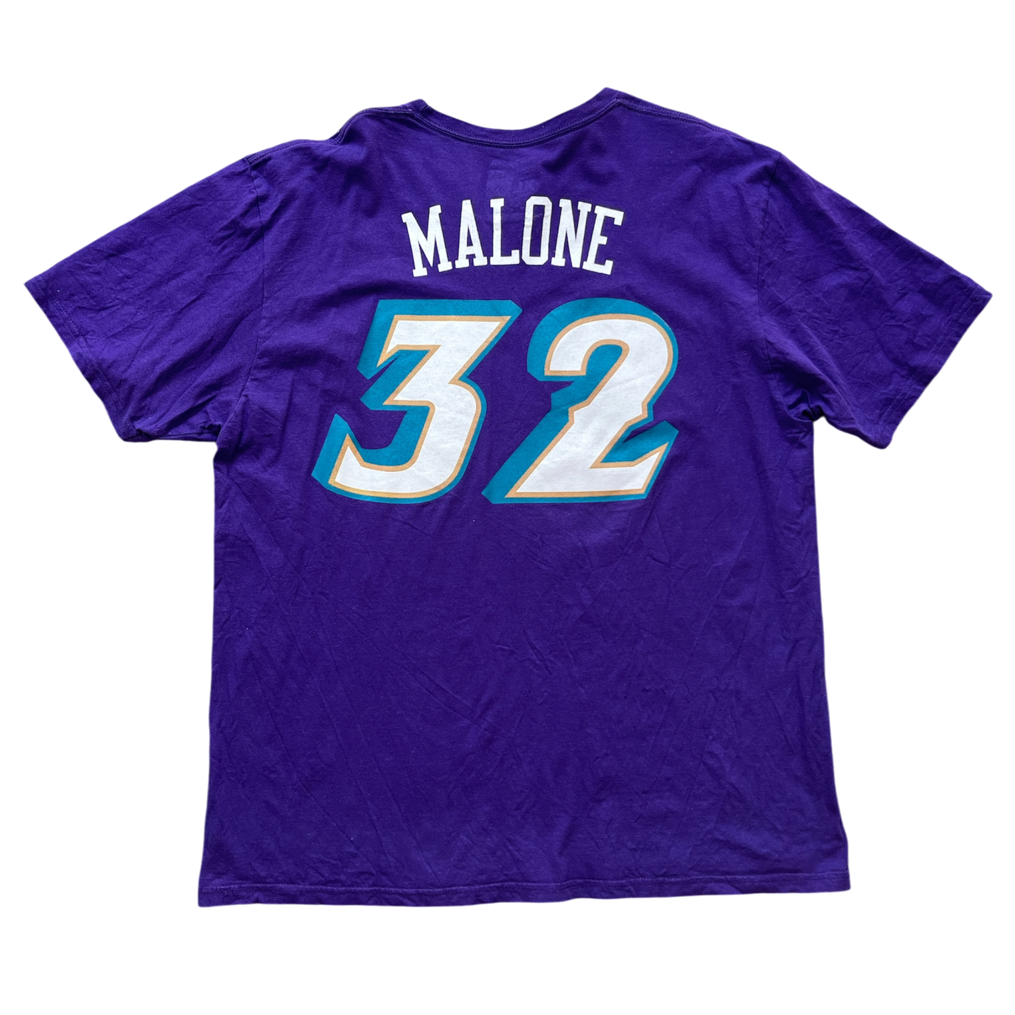 Utah Jazz 1996/2003 Tee Shirt Malone (XL) HWC