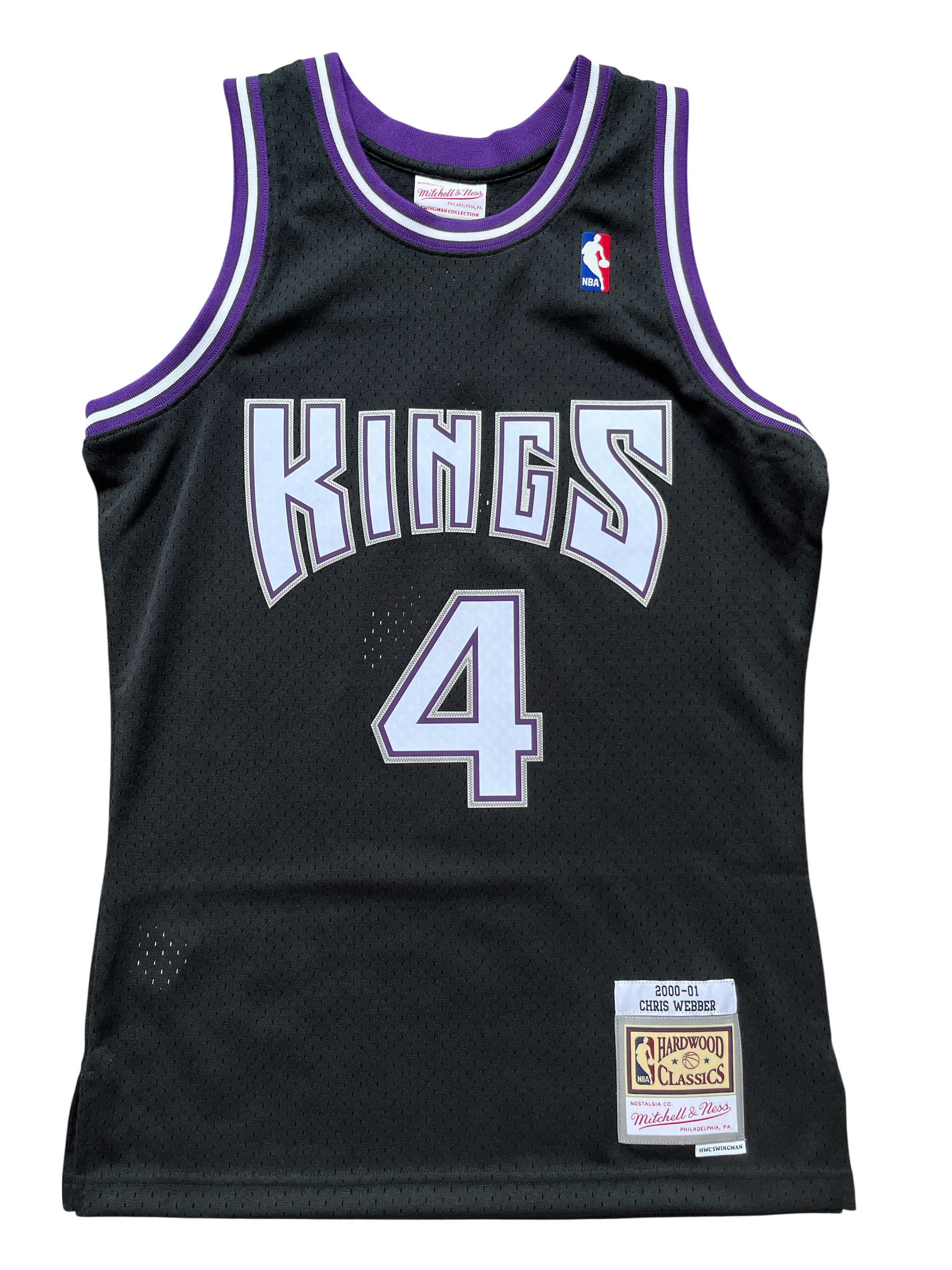 Sacramento Kings 2000/2001 Away Webber (S)